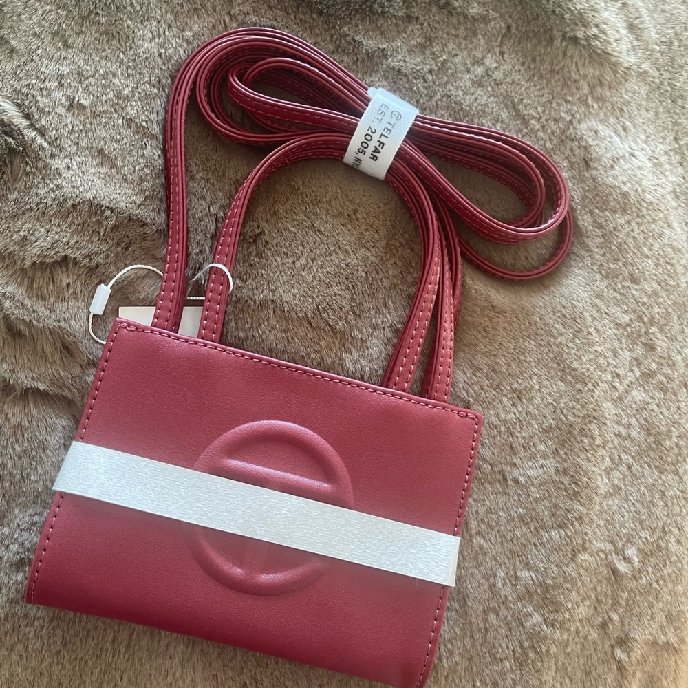 BNWT + Packaging!! Telfar Small Oxblood Shopping Bag